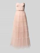 Hey Kyla Corsagenkleid im Stufen-Look in Hellrosa, Größe 40