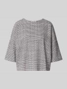 Christian Berg Woman T-Shirt mit überschnittenen Schultern in Dunkelbl...