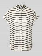 Jake*s Casual Regular Fit Bluse mit Streifenmuster in Marine, Größe 34
