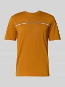 Tom Tailor Regular Fit T-Shirt aus reiner Baumwolle in Senf, Größe L