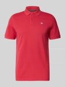 Tom Tailor Regular Fit Poloshirt aus reiner Baumwolle in Rot, Größe L