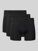 Christian Berg Men Trunks mit elastischem Bund im 3er-Pack in Black, G...