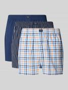MCNEAL Boxershorts mit Label-Detail im 3er-Pack in Marine, Größe L