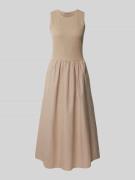 Christian Berg Woman Selection Midikleid in Ripp-Optik in Sand, Größe ...