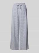 Christian Berg Woman Stoffhose mit elastischem Bund in Blau, Größe 34