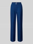 Christian Berg Woman Loose Fit Stoffhose aus Viskose-Leinen-Mix in Bla...