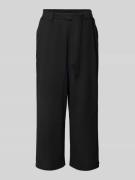 Tom Tailor Denim High Rise Culotte mit Bindegürtel in Black, Größe L