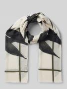 Marc O'Polo Schal mit Baumwolle und kurzen Fransen in Oliv, Größe 1