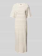 Armedangels Loose Fit Midikleid aus Feinripp Modell 'XELINAA' in Offwh...