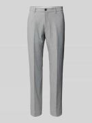 s.Oliver BLACK LABEL Regular Fit Anzughose mit Strukturmuster in Hellg...