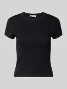 Review T-Shirt mit Rundhalsausschnitt in Black, Größe L