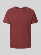 REVIEW T-Shirt mit Raglanärmeln in Rostrot, Größe L