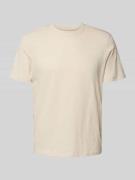 MCNEAL Regular Fit T-Shirt mit Rundhalsausschnitt in Sand, Größe L