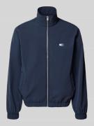 Tommy Jeans Regular Fit Blouson mit Stehkragen in Marine, Größe L