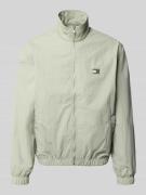 Tommy Jeans Regular Fit Blouson mit Stehkragen in Schilf, Größe XXL