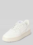 Marc O'Polo Low Top Sneaker aus Rindsleder in Weiss, Größe 42