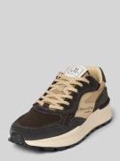 Marc O'Polo Low Top Sneaker aus Rindsvelours in Beige, Größe 40