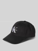 CK Calvin Klein Basecap aus reiner Baumwolle in Black, Größe 1