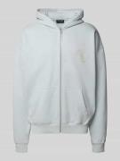 Pegador Oversized Sweatjacke mit Kapuze Modell 'Nuevo' in Hellblau, Gr...