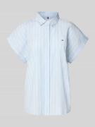 Tommy Hilfiger Relaxed Fit Bluse aus Popeline in Hellblau, Größe 36