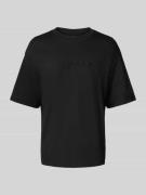 CK Calvin Klein Oversized T-Shirt mit Label-Stitching in Black, Größe ...