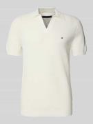 Tommy Hilfiger Regular Fit Poloshirt mit Strukturstrick in Weiss, Größ...