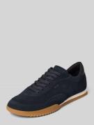 BOSS Low Top Sneaker aus echtem Leder in Marine, Größe 40