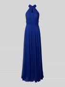 TROYDEN COLLECTION Abendkleid mit Schlüsselloch-Ausschnitt in Royal, G...