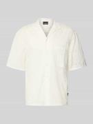 Review X MATW Freizeithemd mit Reverskragen in Offwhite, Größe L