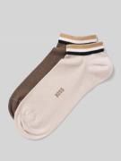 BOSS Sneaker-Socken aus Baumwoll-Mix im 2er-Pack in Offwhite, Größe 39...