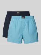 BOSS Regular Fit Trunks in Premiumqualität im 2er-Pack in Aqua, Größe ...