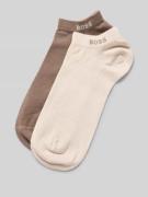 BOSS Sneaker-Socken aus Baumwoll-Mix im 2er-Pack in Offwhite, Größe 39...