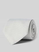 BOSS Krawatte mit Seiden-Anteil in Hellgrau, Größe 1