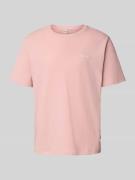 Pepe Jeans Regular Fit T-Shirt aus reiner Baumwolle in Rosa, Größe L