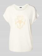 JOOP! T-Shirt mit Label-Print Modell 'TEJA' in Offwhite, Größe 34