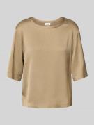 Drykorn Blusenshirt mit 3/4-Ärmel Modell 'DIEDRA' in Camel, Größe 36