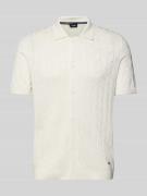 JOOP! Collection Strickjacke mit 1/2-Arm Modell 'Kenoro' in Offwhite, ...