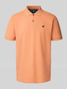 Lerros Poloshirt mit Label-Stitching in Orange, Größe L