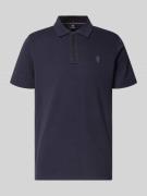 Lerros Regular Fit Poloshirt mit Logo-Detail in Black, Größe L