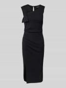 Lipsy Cocktailkleid mit seitlicher Raffung in Black, Größe 34