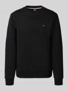 BOSS Regular Fit Sweatshirt aus Baumwoll-Mix in Black, Größe XL
