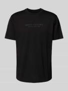 ARMANI EXCHANGE T-Shirt mit Label-Print in Black, Größe S