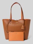 Lauren Ralph Lauren Tote Bag mit Label-Anhänger in Cognac, Größe 1