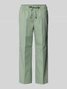 TONI Stoffhose in verkürzter Passform mit elastischem Bund in Oliv, Gr...