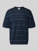 SELECTED HOMME Regular Fit Strickshirt aus Baumwoll-Leinen-Mix Modell ...