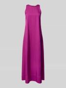 Marc O'Polo Fließendes Maxikleid aus Naia™-Twill in Fuchsia, Größe 34