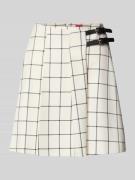 HUGO Minirock in Wickel-Optik mit Dornschließen Modell 'Raluna' in Off...