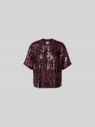 BAUM & PFERDGARTEN Blusenshirt mit Stretch-Anteil in Bordeaux, Größe L