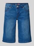 Buena Vista Jeansshorts im Used-Look in Dunkelblau, Größe S