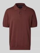Christian Berg Men Regular Fit Poloshirt mit kurzer Knopfleiste in Met...